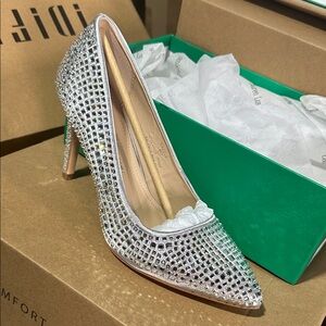 Elegant Silver High Heels